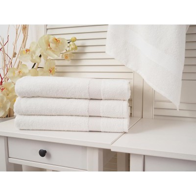 Bavlněný froté ručník 50x100 Adria - Bílý