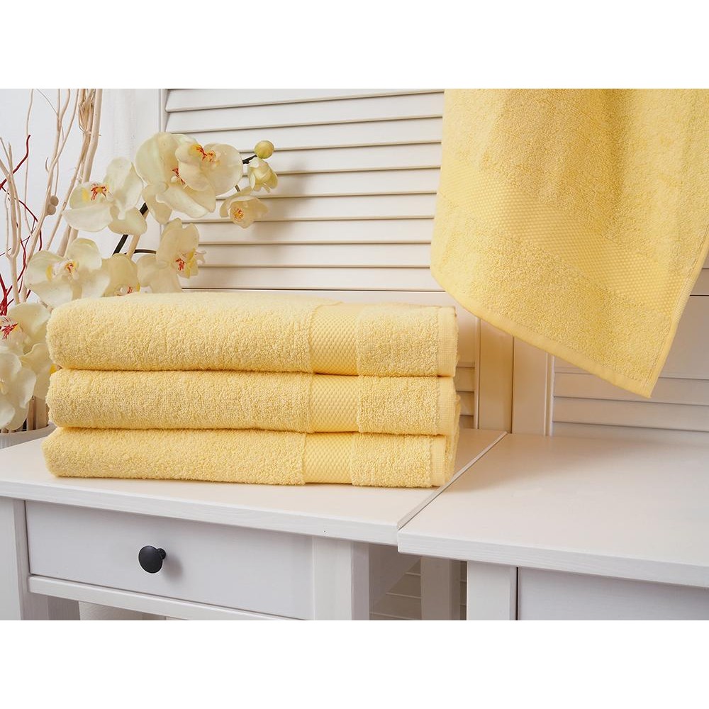 Bavlněný froté ručník 50x100 Adria - Vanilkový